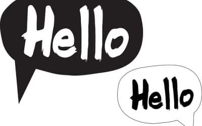 The importance of saying hello.